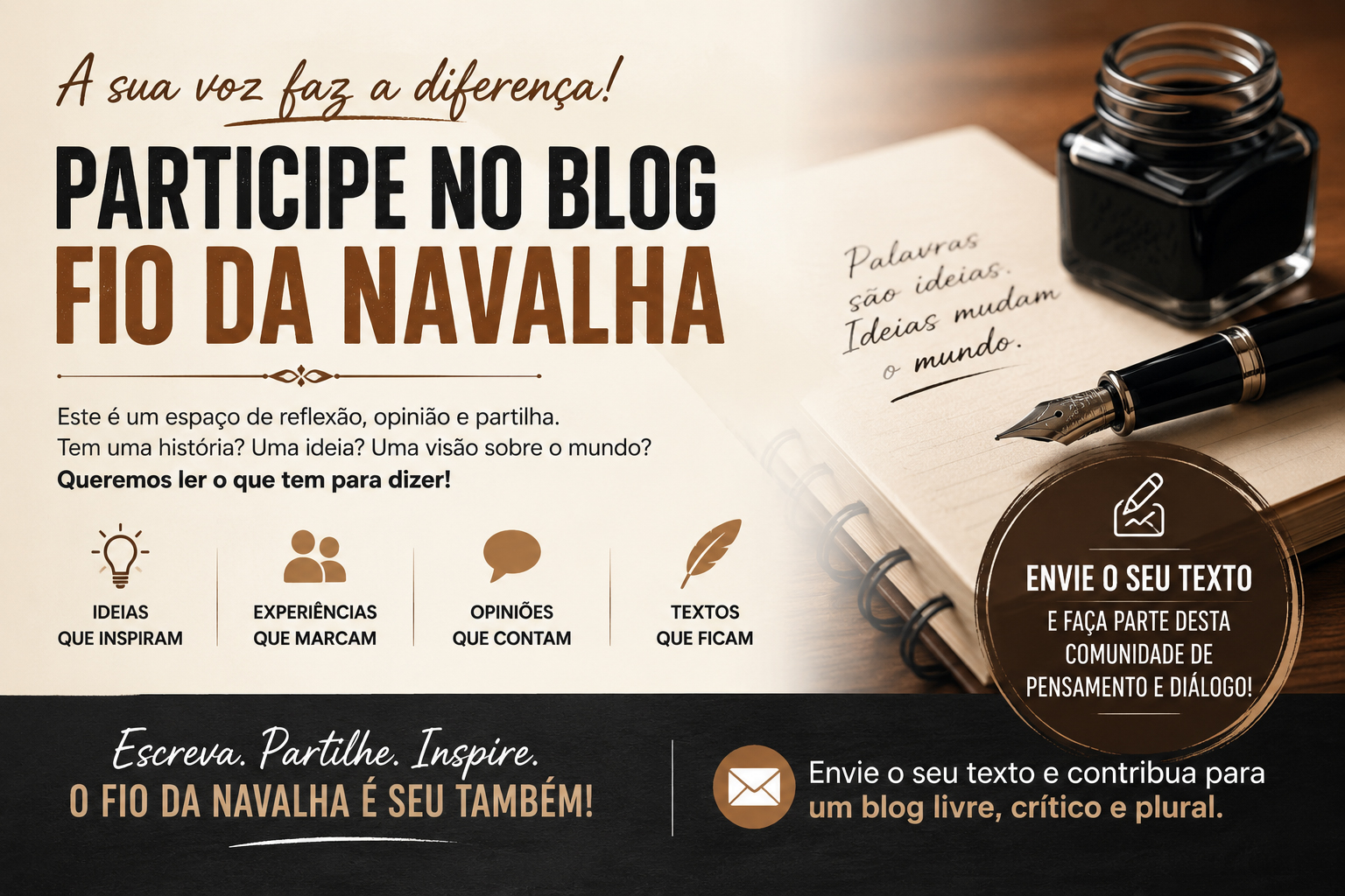 participar no blog