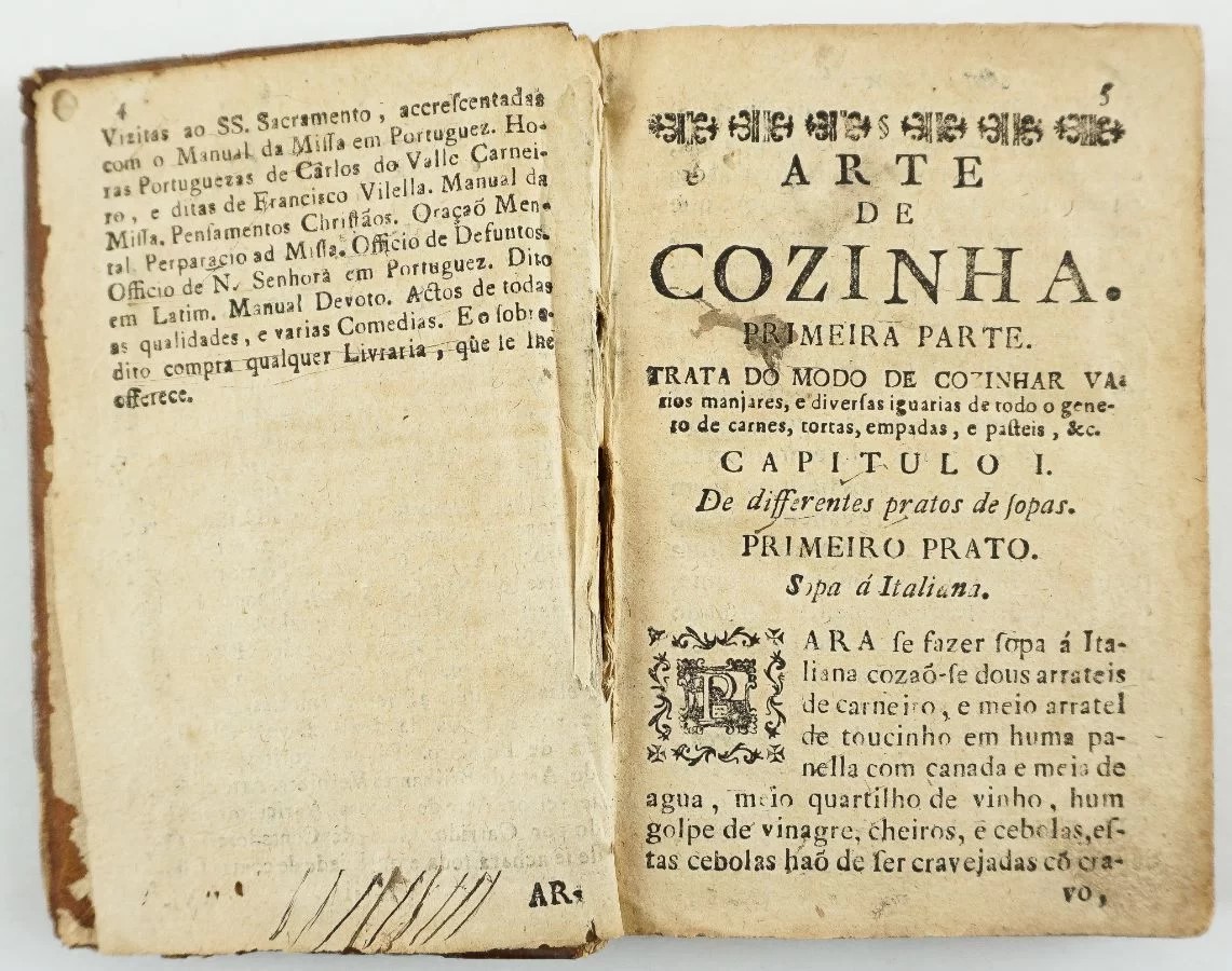 Livro Arte de cozinha